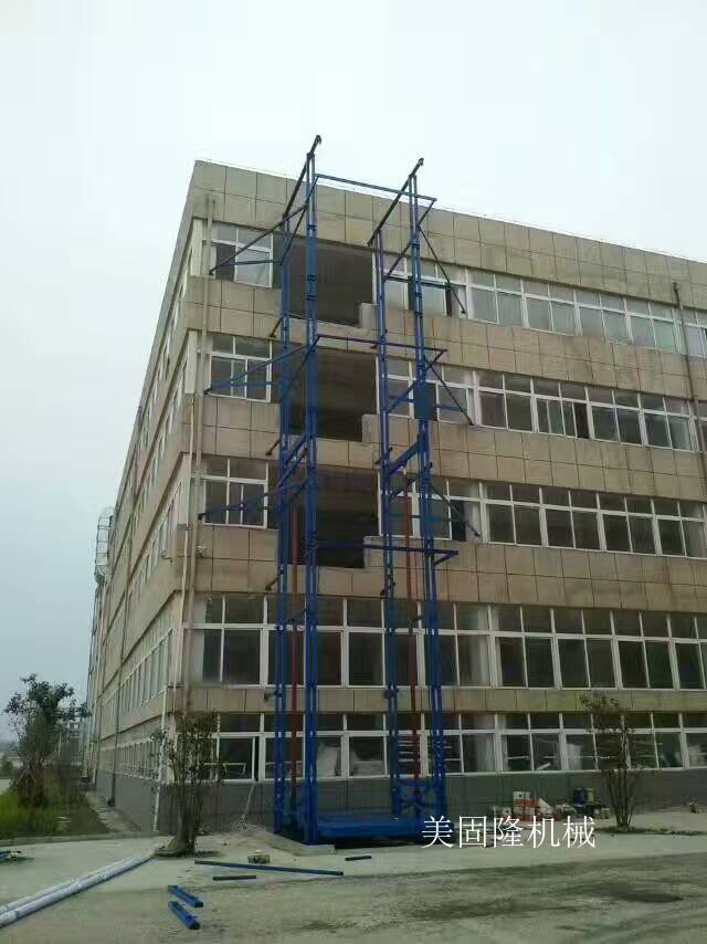 大同室外双臂导轨式升降机厂家